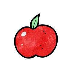 cartoon apple