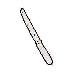 cartoon kitchen knife
