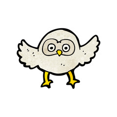 cute little owl cartoon