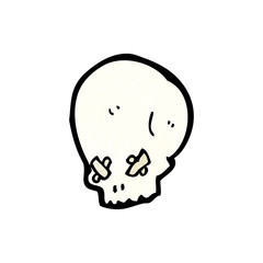 spooky skull symbol