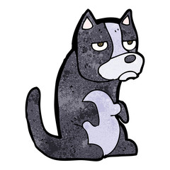 grumpy little dog cartoon