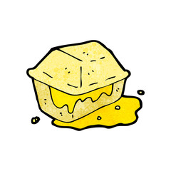 greasy junk food cartoon