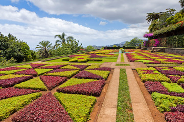 Tropical Botanical Garden in Funchal, Madeira island, Portugal