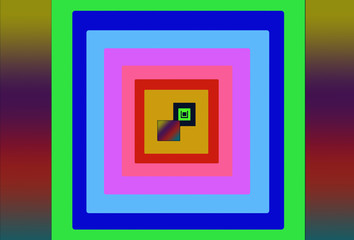 Vector de cuadros en forma de diana