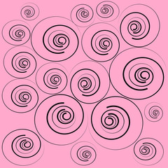 Abstract Pink Swirl Background Vector