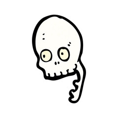 cartoon skull symbol