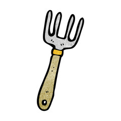 cartoon fork