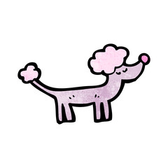 cartoon poodle