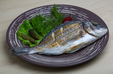 Grilled dorado