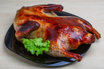 Roasted duck
