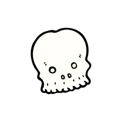 cartoon skull
