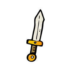 cartoon dagger