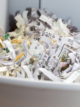 Japanese shredder scraps