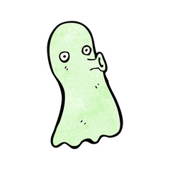 cartoon spooky ghost