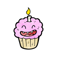 cartoon cupcake