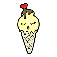cartoon ice cream