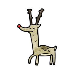 proud reindeer cartoon