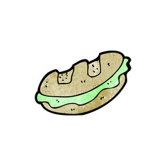 cartoon baguette