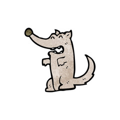 cartoon wolf