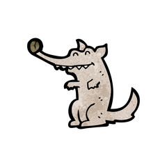 cartoon wolf