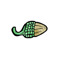cartoon acorn