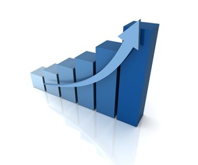 Fototapeta premium success graph