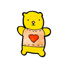 cartoon little teddy bear