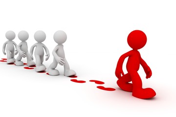 following the footsteps