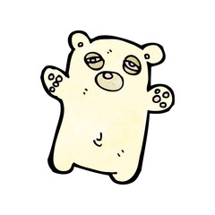 tired little polar bear