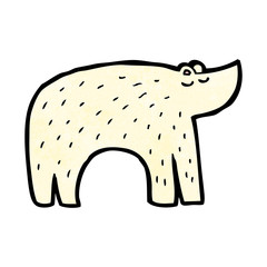 cartoon polar bear