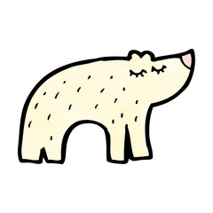 cartoon polar bear