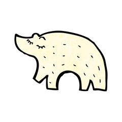 cartoon polar bear