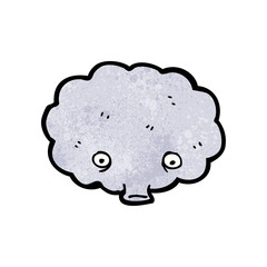 cartoon rain cloud