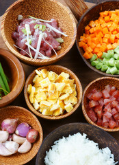 Vietnamese food, fried rice, Asian eating