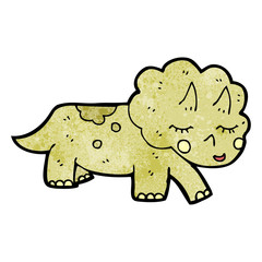 cartoon triceratops