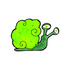 cartoon magic snail