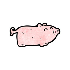 cartoon piglet