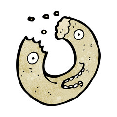cartoon doughnut