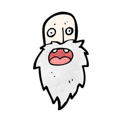shocked old man cartoon