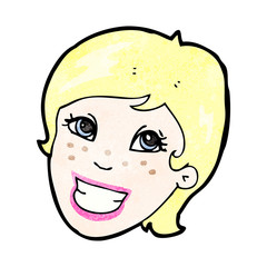 cartoon pretty woman
