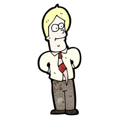 cartoon office guy