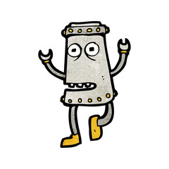 cartoon robot