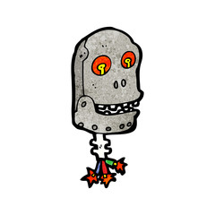 cartoon robot