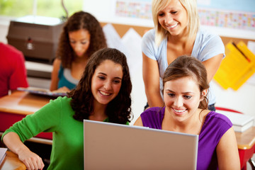 Students: Student Team Working On Project