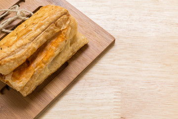 Puff Pastry Pie / Puff Pastry Background