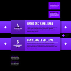 Vector banner template. Useful for web design, presentations and media. EPS10