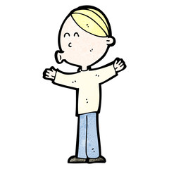 cartoon impressed man