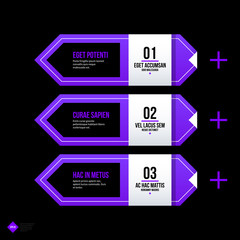 Vector banner template. Useful for web design, presentations and media. EPS10