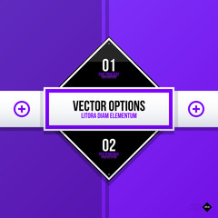 Vector banner template. Useful for web design, presentations and media. EPS10