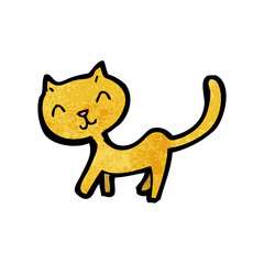 cartoon little cat
